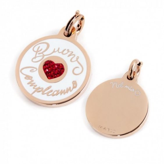 Charm Marlù Donna Nel Mio Cuore in Acciaio 15CH109R-R - 15CH109R-R